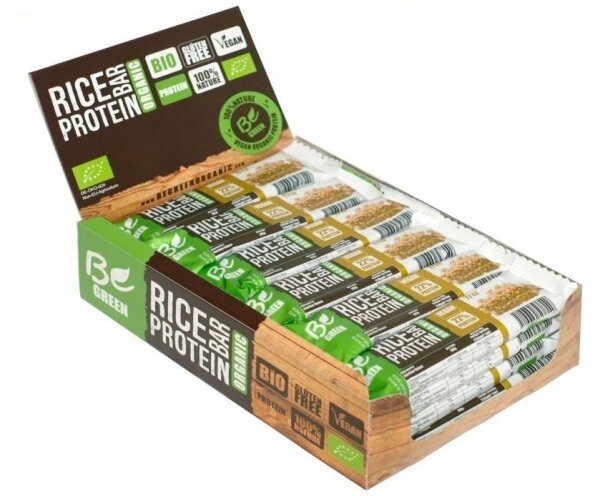 Tray BIO Reis-Protein Riegel - Erdnuss