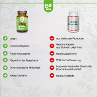 Arthro Green - vegane Arthrose Di&auml;terg&auml;nzung mit Hyalurons&auml;ure, Calcium und Selen