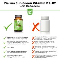 Sun Green - Vitamin D3 & K2 mit Magnesium &...