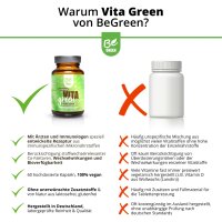 Vita Green Kapseln - Vitamine hochdosiert - 60 St.
