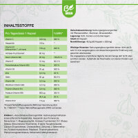 Vita Green Kapseln - Vitamine hochdosiert - 60 St.