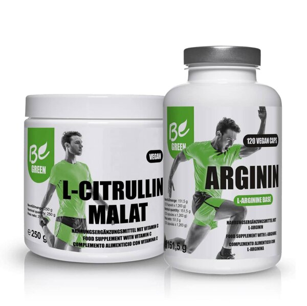 Bundle Dauerleistung - L-Arginin und L-Citrullin-Malat mit Vitamin C