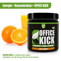 Office Kick - Nat&uuml;rlicher Energy Drink mit Guarana, Ginkgo & Brahmi