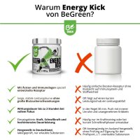 Energy Kick - Veganer Pre Workout Booster ohne Zuckerzusatz